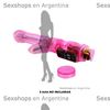 Masajeador vaginal con estimulacion de clitoris